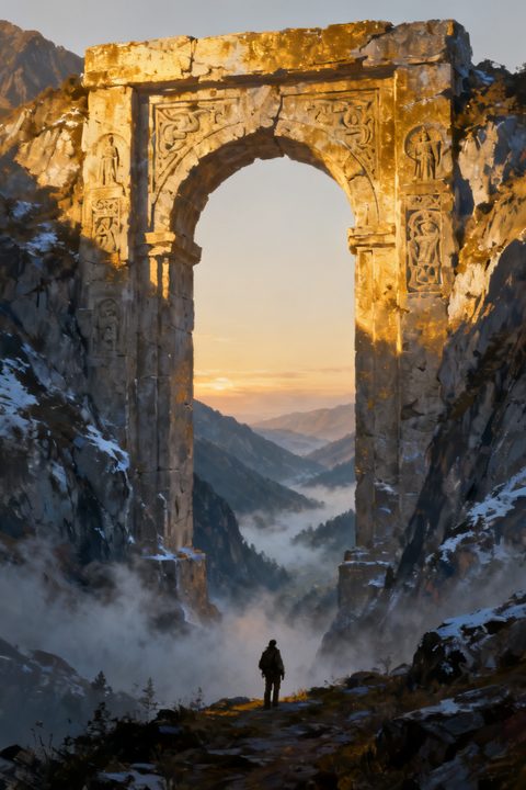 Mountain Gate — Résultat réel de ce prompt
