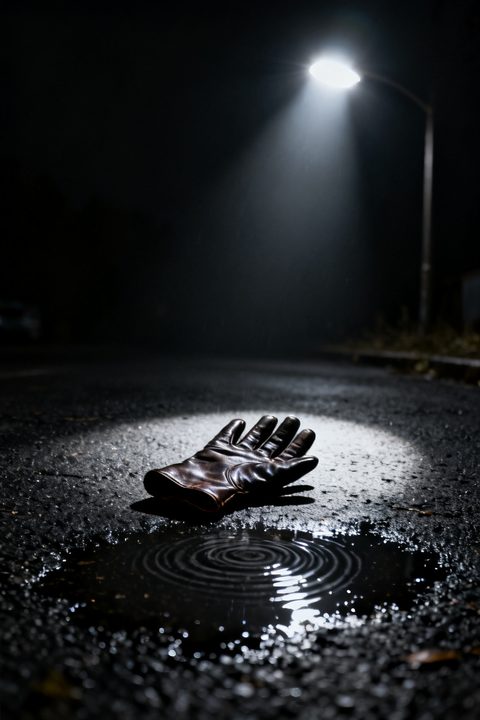 Glove on Asphalt — Résultat réel de ce prompt