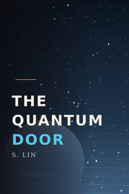 Science-fiction couverture de livre: THE QUANTUM DOOR