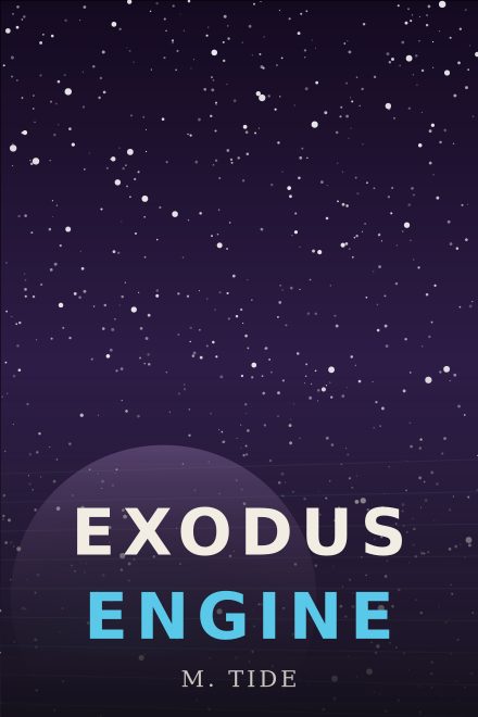 Science-fiction couverture de livre: EXODUS ENGINE