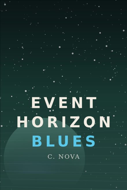 Science-fiction couverture de livre: EVENT HORIZON BLUES