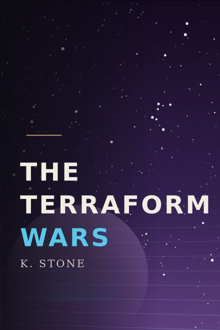 Science-fiction couverture de livre: THE TERRAFORM WARS