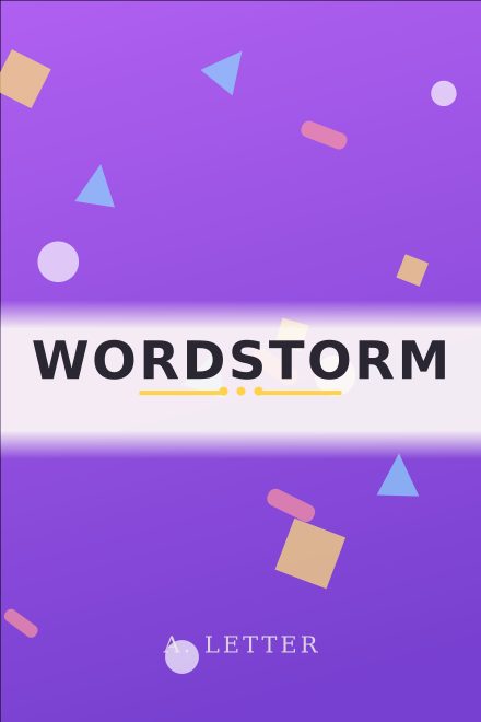 Giochi & Attività copertina di libro: WORDSTORM
