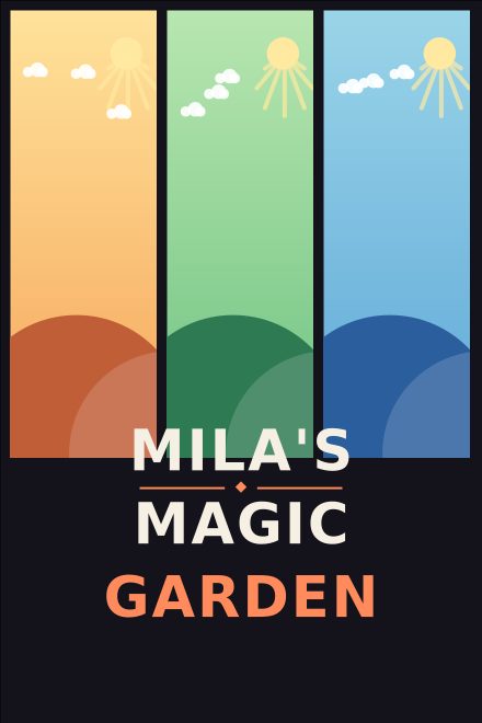 Libri per bambini copertina di libro: MILA'S MAGIC GARDEN