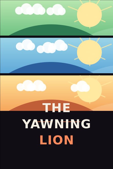 Libri per bambini copertina di libro: THE YAWNING LION