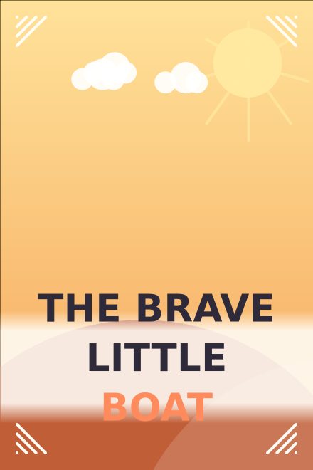 Libri per bambini copertina di libro: THE BRAVE LITTLE BOAT