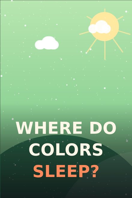 Libri per bambini copertina di libro: WHERE DO COLORS SLEEP?