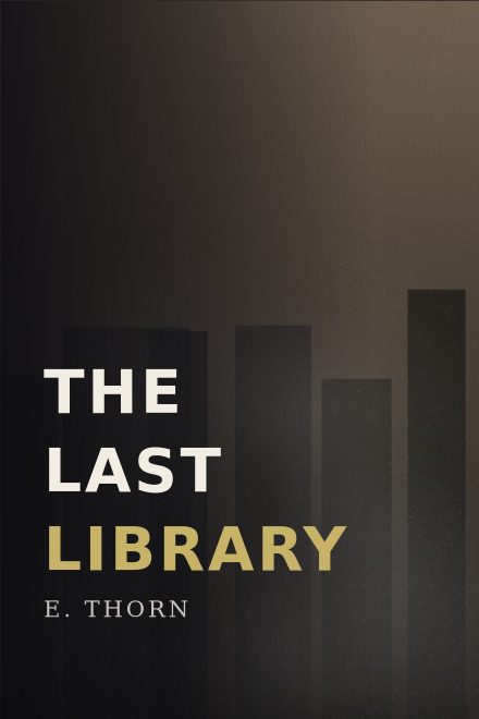 Dystopie couverture de livre: THE LAST LIBRARY