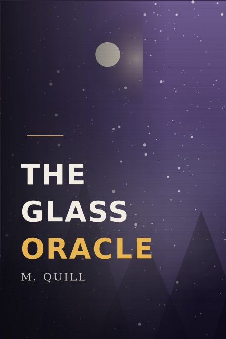 Fantasy couverture de livre: THE GLASS ORACLE