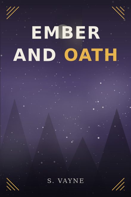 Fantasy couverture de livre: EMBER AND OATH
