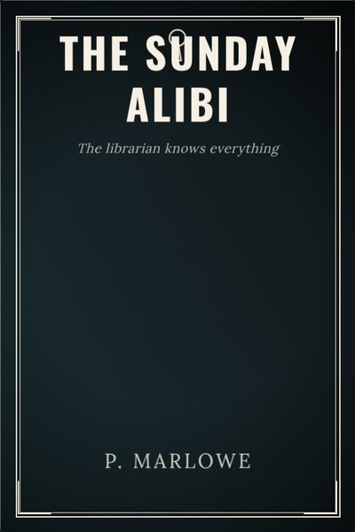 Mistério capa de livro: THE SUNDAY ALIBI