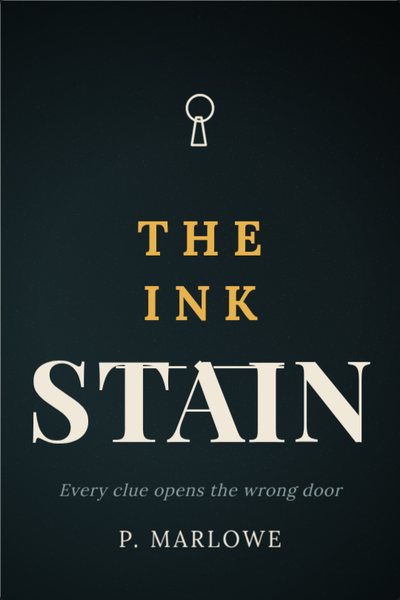 Mistério capa de livro: THE INK STAIN