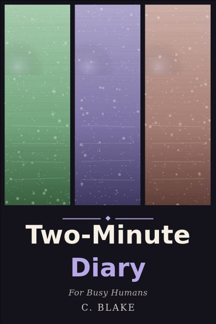 Diario & Agenda copertina di libro: Two-Minute Diary