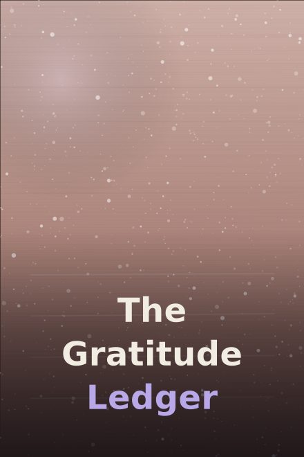 Diario & Agenda copertina di libro: The Gratitude Ledger