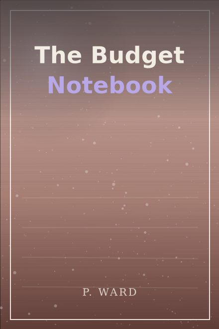 Diario & Agenda copertina di libro: The Budget Notebook