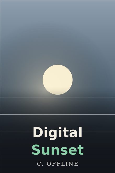 Self-Help book cover: Digital Sunset