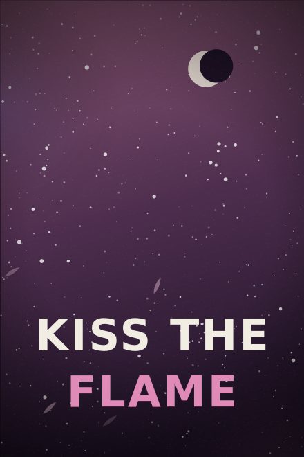 Romantasy copertina di libro: KISS THE FLAME