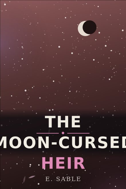 Romantasy copertina di libro: THE MOON-CURSED HEIR