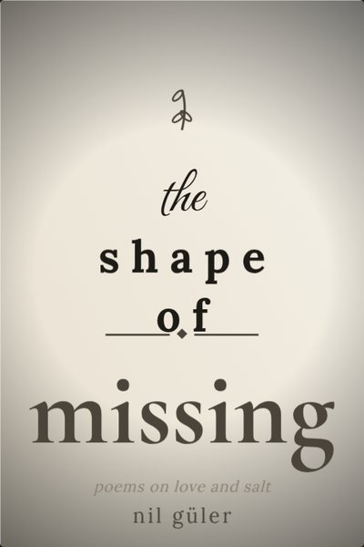 Poesia capa de livro: the shape of missing