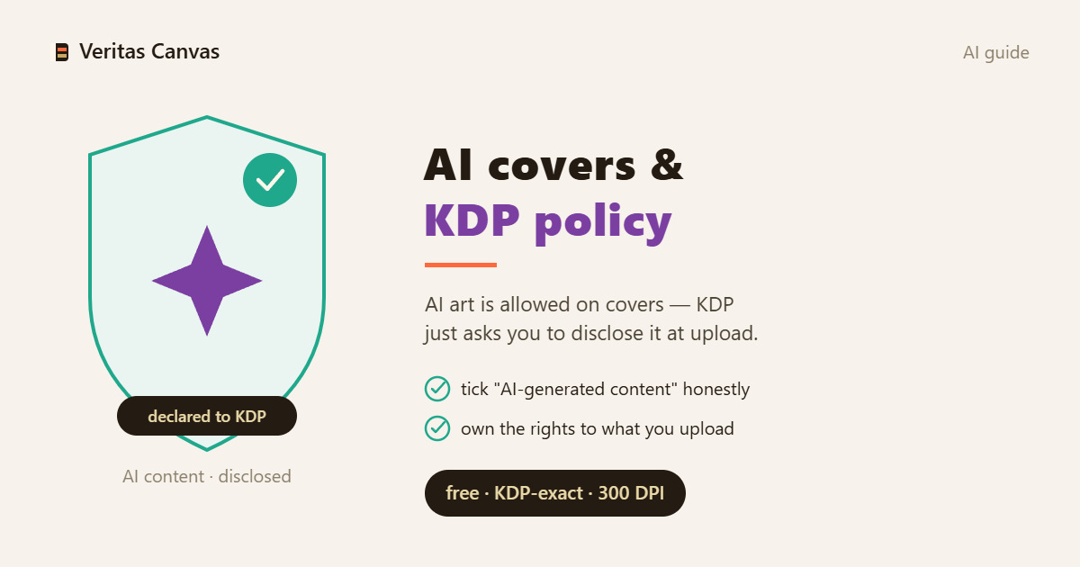Capas com IA são permitidas no KDP?